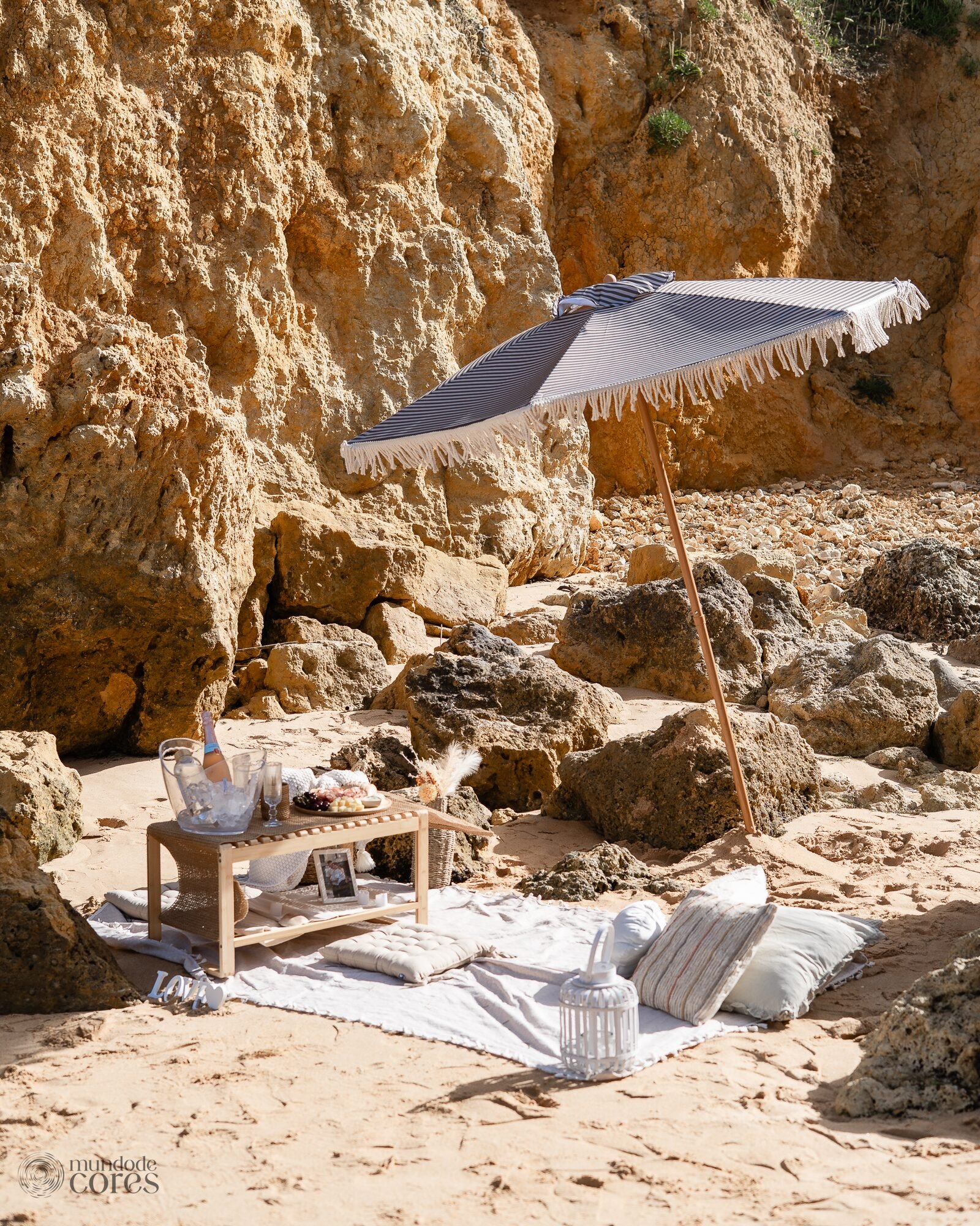 Piquenique para casais no Algarve